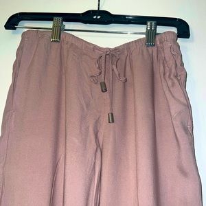 Mauve colored pants. Drawstring Women’s Size 2. Jogger style